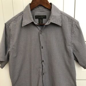 Banana Republic Men Shirt S/S  M Stretch Classic